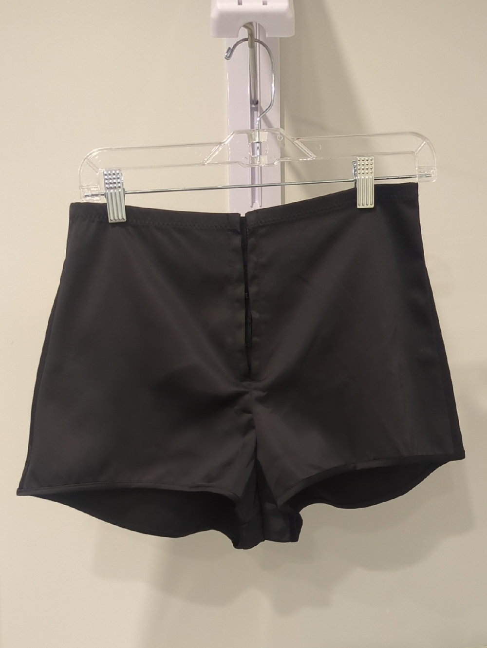 Zara High Waisted Dress Shorts, Black, Size M